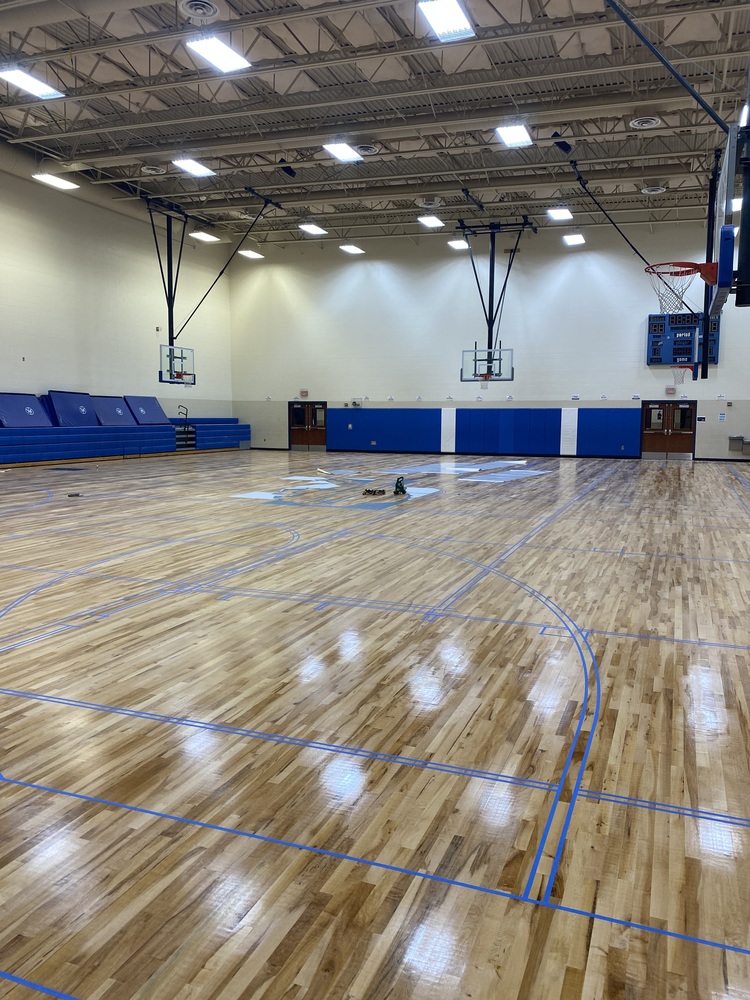 Small Gym Floor Surfacing Project