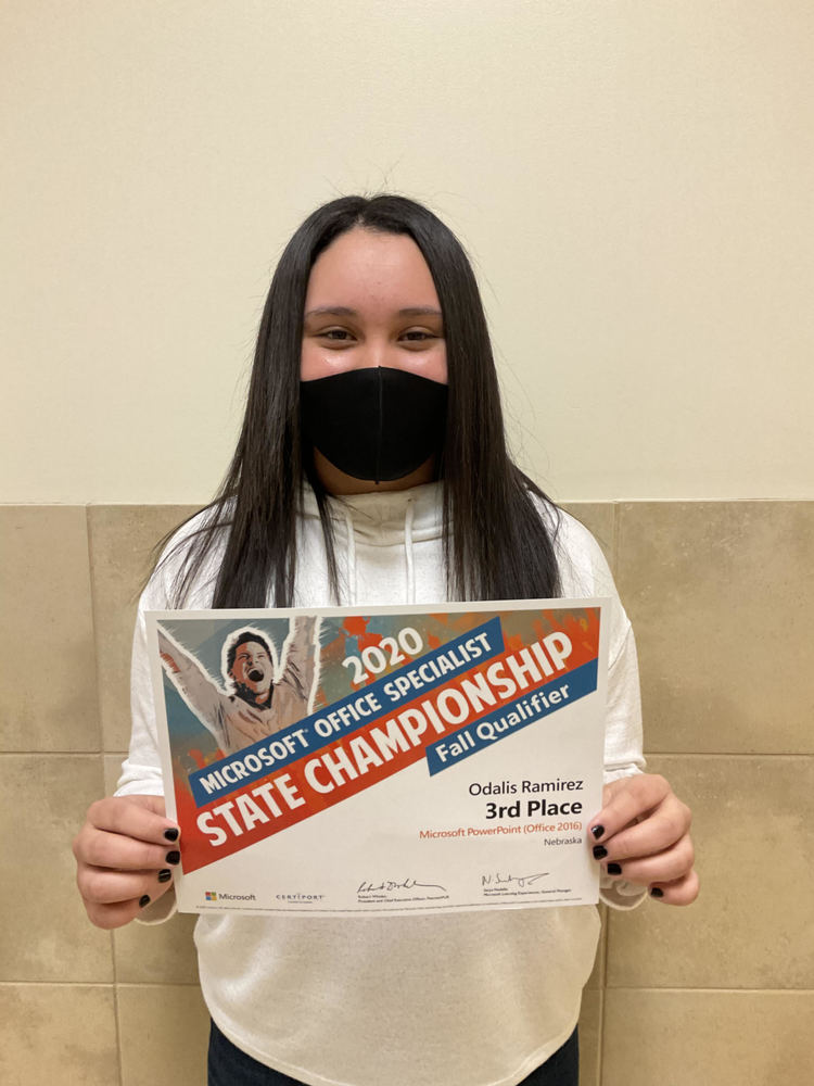 GHS Student Places in Nebraska MOS Competition