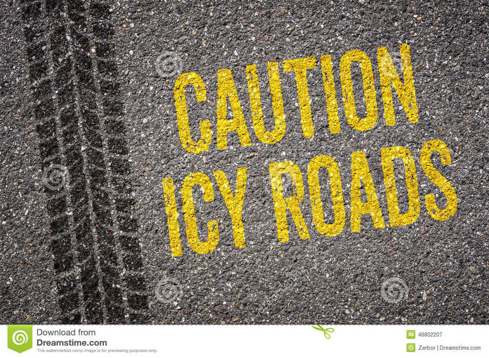 Icy Road Conditions