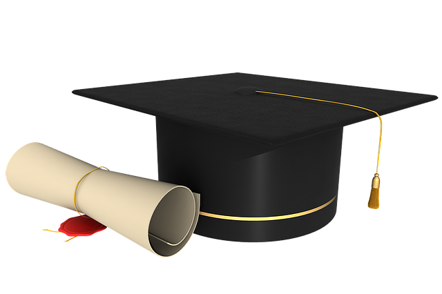 Diploma and cap
