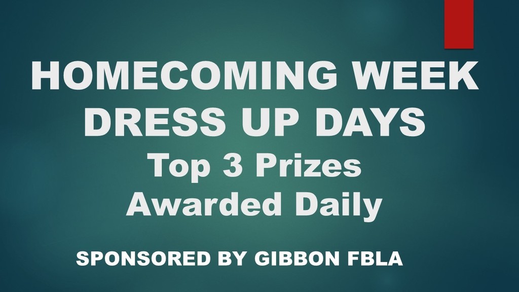 Homecoming Dress Up Days