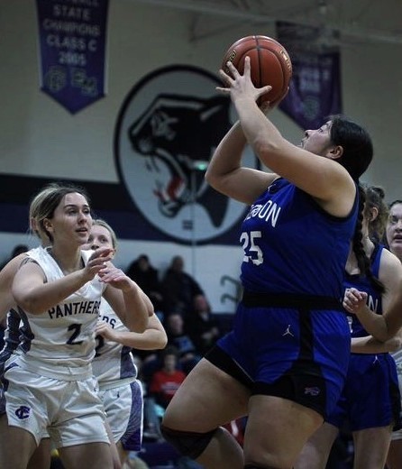 Conference play started Monday for Girls Basketball. Carla Murillo-Corona earned a double-double by scoring 12 points and pulling down 11 rebounds against Loup City. 